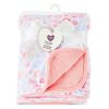 Parent's Choice Baby Girl Premium Ultra Soft Plush Floral Blanket â€“ Cozy And Durable 30 x 40 Inch Baby Blanket