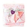Parent's Choice Baby Girl Premium Ultra Soft Plush Floral Blanket â€“ Cozy And Durable 30 x 40 Inch Baby Blanket