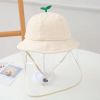 Khaki Kids Baby Cute Bucket Hat Sun Protection Sun Hat