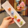 40Pcs/Set Colorful Flower Animal Girls Hairbands Sweet Fruit Elastic Hair Ropes Scrunchies Kids Hair Ties