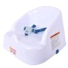 Portable Toddler Booster Seat with Straps â€“ Lightweight Feeding Chair for 6+ Months, Unisex, White