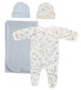 clBoy Newborn Baby 4 Pc Layette Sets