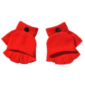 Warm Plush Thick Warm Baby Gloves Winter Plus Velvet Mittens Children Kid Coral Fleece Full Finger Gloves For 1-4Y Kids Gloves (Color: Q Style 15, Ships From: China)
