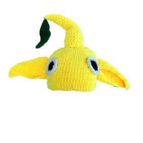 Baby Winter Hat Unisex Infant Toddler Kids Hat Cartoon Fish Cap (Color: Yellow)