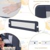 60-Inch Foldable Bed Rail Swing Down Baby Bed Guard Rail with Adjustable Safety Strap