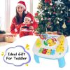 Toddler Musical Learning Table Educational Baby Toys Musical Activity Table Learning Center for 6+ Months Boys Girls Gift