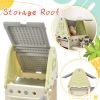 Kids Bookshelf Toy Storage Organizer with 17 Bins and 5 Bookshelves, Multi-functional Nursery Organizer Kids Furniture Set Toy Storage Cabinet Unit wi