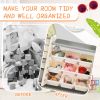 Kids Bookshelf Toy Storage Organizer with 17 Bins and 5 Bookshelves, Multi-functional Nursery Organizer Kids Furniture Set Toy Storage Cabinet Unit wi